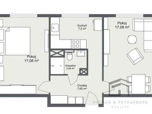 Prodej bytu 2+1, Most, Zdeňka Fibicha, 52 m2