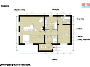 Prodej rodinného domu, Myslív, 73 m2