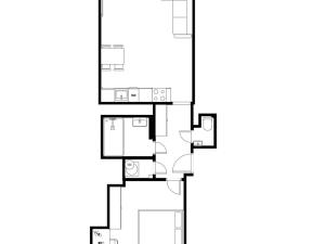 Prodej bytu 2+kk, Praha - Žižkov, Hartigova, 45 m2