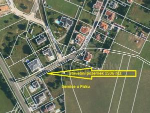 Prodej pozemku pro bydlení, Písek - Semice, 1536 m2