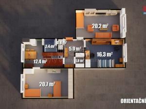 Prodej bytu 3+1, Ústí nad Labem - Severní Terasa, Šumavská, 80 m2