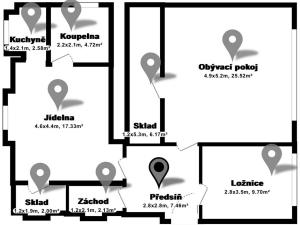 Prodej bytu 3+kk, Brno, Botanická, 66 m2