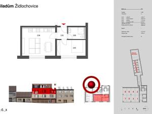 Prodej bytu 2+kk, Židlochovice, 42 m2