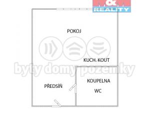 Prodej bytu 1+kk, Sokolov, Heyrovského, 23 m2
