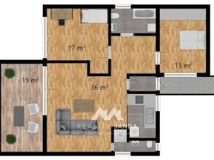 Pronájem bytu 3+kk, Brno, Hradiska, 105 m2
