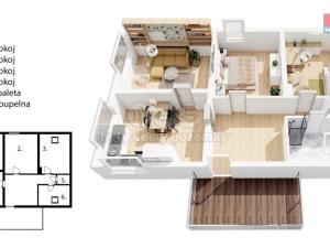 Prodej bytu 3+1, Odry - Loučky, 115 m2