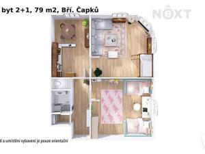 Prodej bytu 2+1, Šumperk, Bří. Čapků, 79 m2