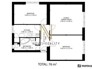 Prodej bytu 3+1, Klatovy, Podhůrecká, 76 m2
