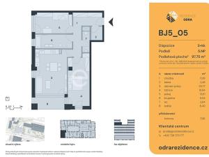 Prodej bytu 3+kk, Praha - Bohnice, Lodžská, 98 m2