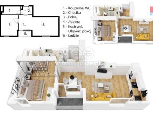 Prodej bytu 2+kk, Černý Důl, 42 m2