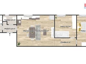 Prodej bytu 3+kk, Milovice, Družstevní, 62 m2