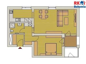 Pronájem bytu 2+kk, Český Brod, Klučovská, 62 m2