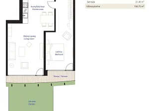 Pronájem bytu 2+kk, Praha - Smíchov, Holečkova, 76 m2