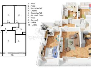 Prodej bytu 4+kk, Praha - Malešice, Niederleho, 96 m2