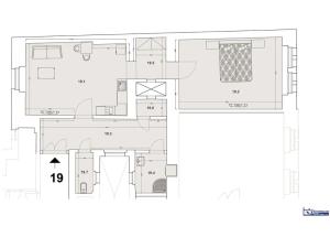 Pronájem bytu 2+kk, Praha - Nové Město, Lípová, 58 m2