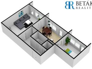 Prodej bytu 2+1, Přerov, Budovatelů, 55 m2