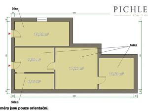 Prodej bytu 3+1, Bavoryně, 67 m2