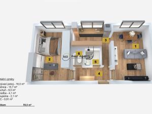 Prodej bytu 2+1, Praha - Břevnov, Pod Královkou, 50 m2