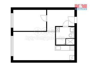 Prodej bytu 2+kk, Praha - Řepy, Makovského, 45 m2