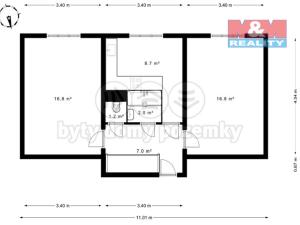 Prodej bytu 2+1, Praha - Krč, Olbrachtova, 52 m2