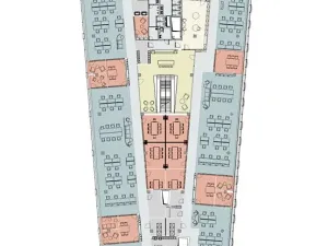 Pronájem kanceláře, Praha - Michle, Vyskočilova, 2000 m2