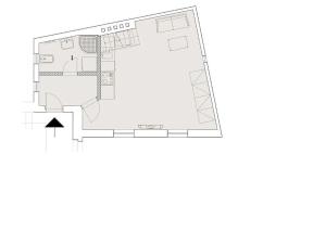Pronájem bytu 1+kk, Praha - Nové Město, Lípová, 47 m2