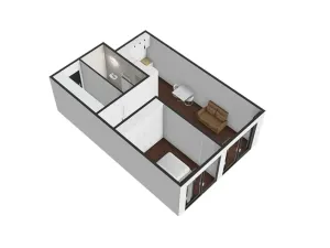 Pronájem bytu 2+kk, Brno, Lidická, 55 m2