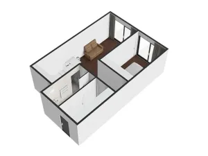 Pronájem bytu 2+kk, Brno, Lidická, 55 m2