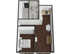 Pronájem bytu 2+kk, Brno, Lidická, 55 m2