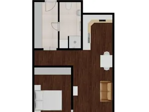 Pronájem bytu 2+kk, Brno, Lidická, 55 m2
