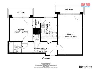 Prodej bytu 2+1, Ostrava - Hrabůvka, Horní, 62 m2