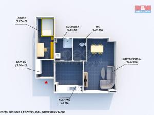 Pronájem bytu 2+kk, Strašice, 48 m2