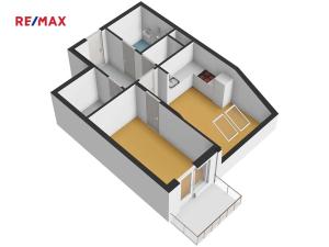 Pronájem bytu 2+kk, Plzeň, 28. října, 47 m2