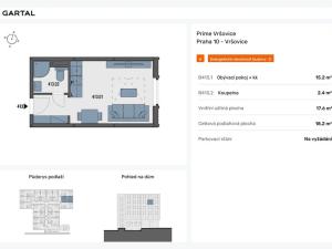 Prodej bytu 1+kk, Praha - Vršovice, Bajkalská, 18 m2