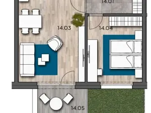 Prodej bytu 2+kk, Praha - Košíře, 55 m2