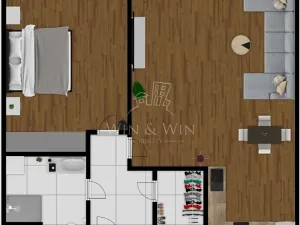 Pronájem bytu 2+kk, Poděbrady, Vrchlického, 55 m2