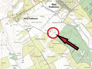 Prodej podílu pole, Starý Poddvorov, 840 m2