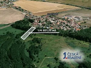 Prodej podílu lesa, Choťánky, 1642 m2