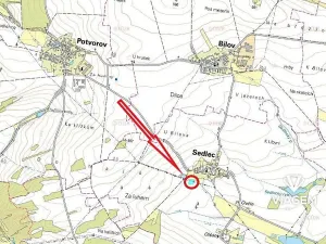 Prodej podílu pole, Sedlec, 281 m2