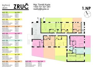 Pronájem bytu 1+kk, Zruč-Senec - Zruč, Sportovní, 66 m2