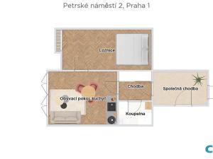 Prodej bytu 4+kk, Praha - Nové Město, Petrské náměstí, 91 m2