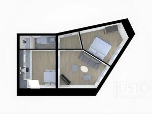 Pronájem bytu 2+1, Písek, Bořivojova, 38 m2