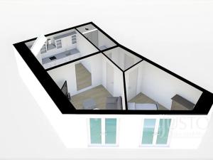 Pronájem bytu 2+1, Písek, Bořivojova, 38 m2