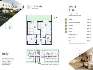 Prodej bytu 3+kk, Praha - Satalice, Za Novákovou zahradou, 61 m2