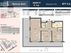 Prodej bytu 3+kk, Praha - Kbely, Mladoboleslavská, 73 m2