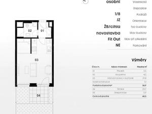 Prodej bytu 1+kk, Praha - Vršovice, Omská, 36 m2