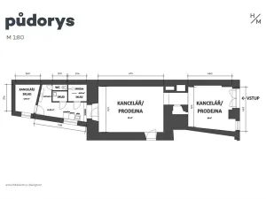 Pronájem obchodního prostoru, Pardubice, Zámecká, 105 m2