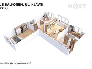 Prodej bytu 3+1, Hanušovice, Hlavní, 73 m2
