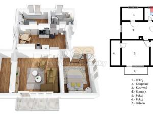 Prodej bytu 3+1, Jablonec nad Jizerou, 110 m2