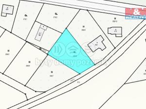 Prodej pozemku pro bydlení, Nový Bor - Pihel, 1261 m2
